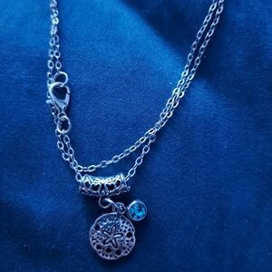 Silver Sand Dollar Necklace